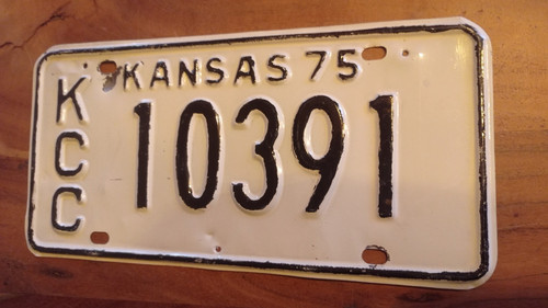 Usa nummernschild kansas 1975 - usa,
