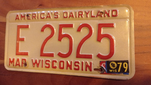 Usa nummernschild wisconsin - nummernschild,