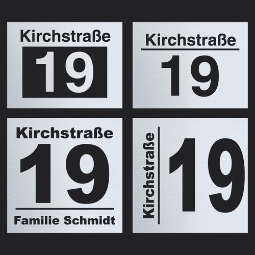 Hausnummernschild hausnummer - hausnummernschild,