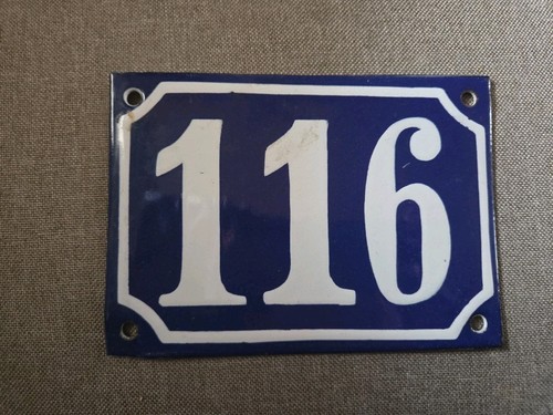Hausnummernschild emaile - hausnummernschild,