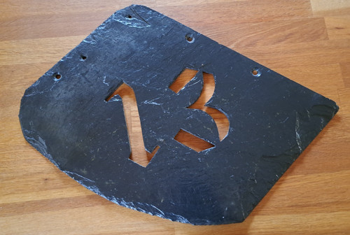 Hausnummer schild aus - hausnummer,