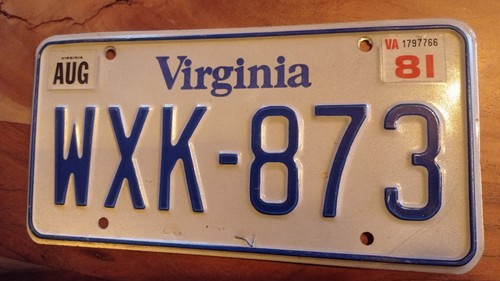 Usa nummernschild virginia - usa,