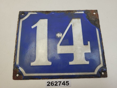 Hausnummer schild 14 - hausnummer,