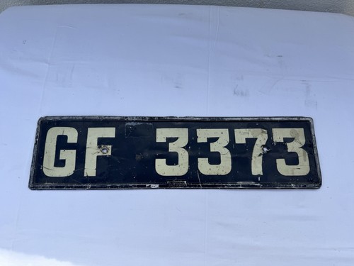 Altes kennzeichen schild - altes,